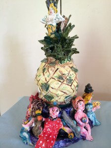 Susan Pitak Davis, Pineapple Paradise Best in Show - Sculpture Best in Show Overall