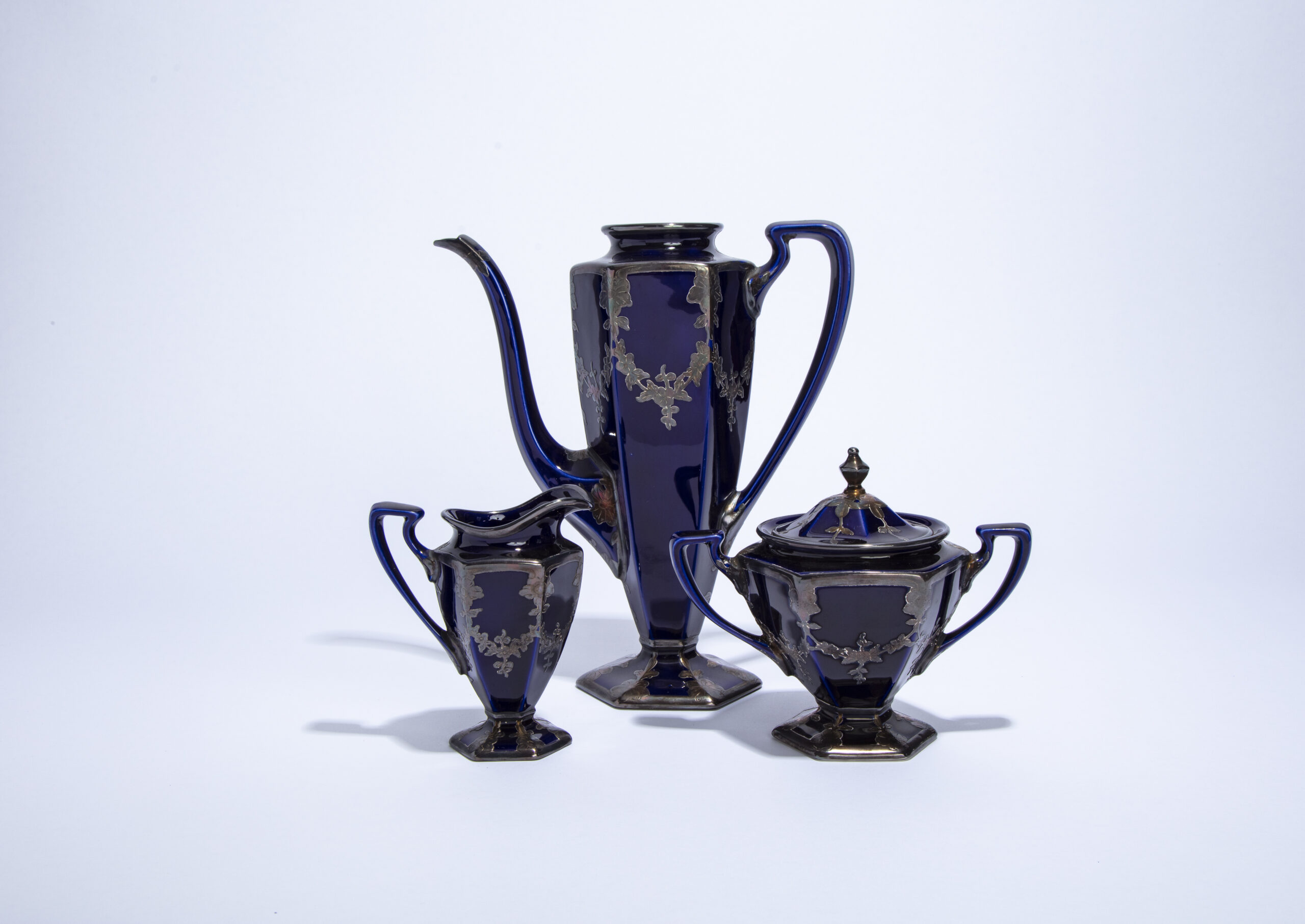 Cobalt Blue Coffee Set